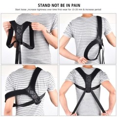 Wellness Posture Corrector Back Straight Shoulders Brace Strap Body Correct 1pc