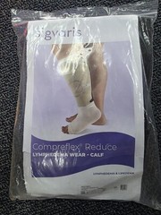 Sigvaris Black Medically Complex Edema Compreflex Reduce CALF Reg Range 3