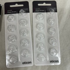 Oticon miniFit 8mm Open Domes Prowax Case Hearing Aid Accessories Manual