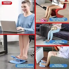 Simple Leg Exerciser While Sitting for Seniors, Foot Pedal Green, Green