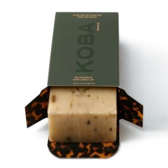 Koba Hydrating Soap Bar Gently Exfoliating Marigold Petals Body And Face Normal