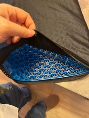 Gel Seat Cushion Honeycomb Chair Pad Breathable Office Car Wheelchair Sitting