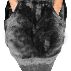 Soft Wheelchair Blanket in Charcoal Cozy, Durable, and Stylish Comfort