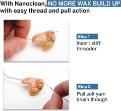 20-Pack Hearing Aid Cleaning Strands – Non-Metallic & Effective Cleaner