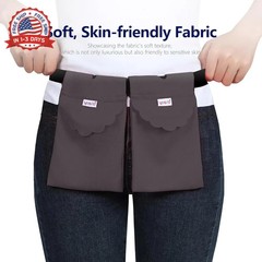 Mastectomy Drainage & Shower Pouch, Dark Gray | Post Mastectomy Support