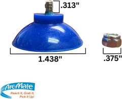 EZ Reacher Replacement Gripper Cups – Safe Indoor Reacher Grabber Tips Part for