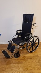Drive Viper Plus GT 18”Reclining Lightweight Wheelchair with elevating leg rests