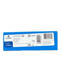 ConvaTec Esteem+ Pouches # 416976 1 Box of 10EA 1 9-64mm Sealed Expires 2030