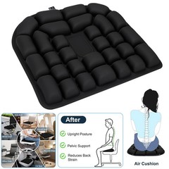 18x17In Travel Cushion, Inflatable Seat Cushion, Suitable for Airplane Seats