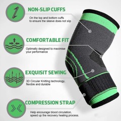 Elbow Support Compression Sleeve Brace Tendonitis Arthritis Reduce Joint Pain US