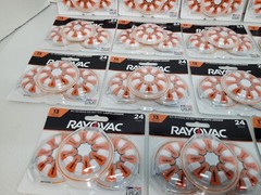 Lot of 15 Rayovac Size 13 Hearing Aid Batteries 1.45V 24-Pack Exp 02/2024