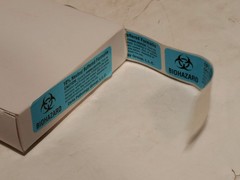 Asstd PDC Healthcare, Delta, other medical hospital labels, %/Biohazard/IV/more