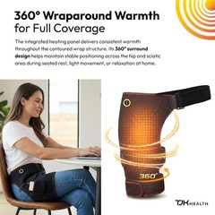 Hip Brace Heating Pad – Heated Support for Hip Pain Sciatic Nerve