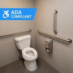 Commercial Grab Bar Bundle for Commercial Restrooms – ADA Compliance – 1.5″