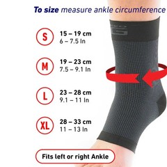 Max Adams Essentials White Stretchable Ankle Support: 1 Pack