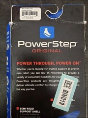 Powerstep Original Full Length Orthotic Insoles Men’s 3-3.5 Women’s 5-5.5 ASM