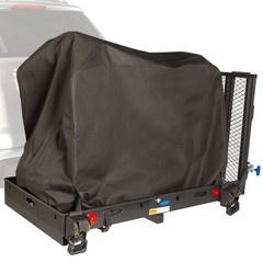 Silver Spring Hitch Scooter Carrier 500 lb Travel Kit +Scooter Cover SC500-DK-S