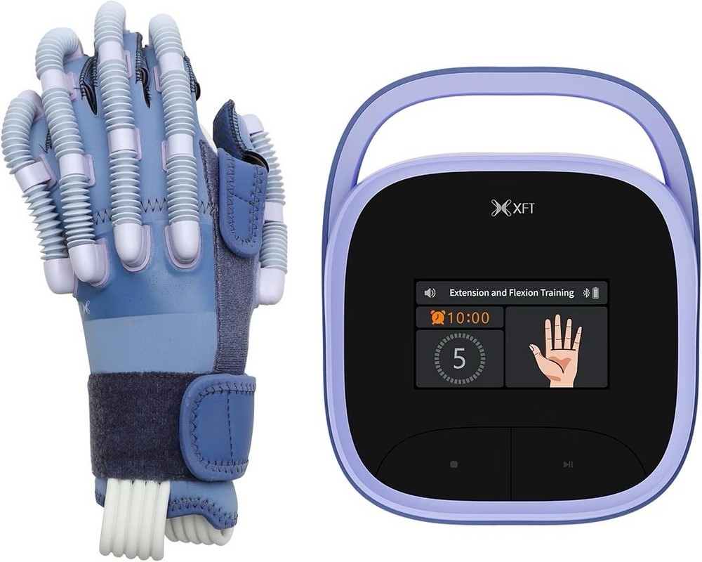 XFT Rehabilitation Robot Glove Stroke Hand Hemiplegia Finger Training Right L