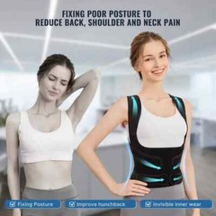 Back Brace Posture Corrector Women Men Shoulder Straightener Adjustable Support