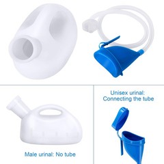 Takuyada Unisex Potty with Lid and Funnel, Urinal, White –