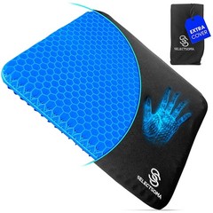 SelectSoma Double-Thick Gel 16.5 X 14.5 X 1.6 inches, Standard Size Blue