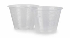 Medi-Pak Medicine Cup, 1 oz. Clear Polypropylene, Case of 5000