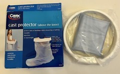 Carex Durable Reusable Latex-Free Plastic Cast Protector (Above The Knee) 31 in