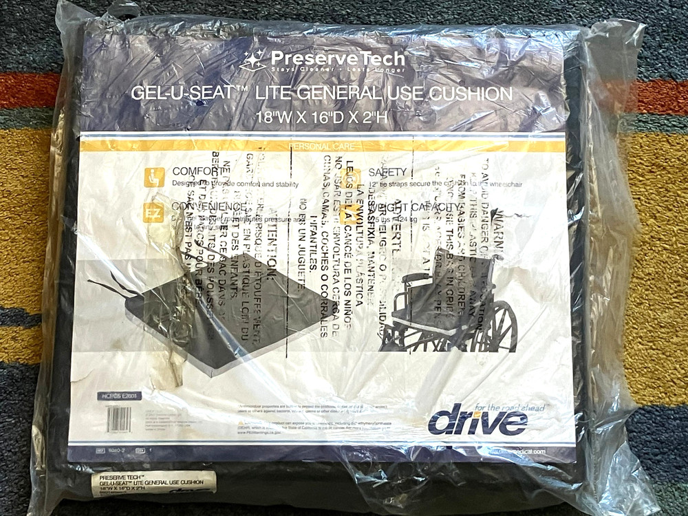 Drive Preserve Tech Gel-U-Seat Lite General Use Cushion 18″ x 16″ x 2″