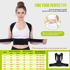 Comfortable Posture Improvement Corrector Full Back Pain Relief For Women/Men