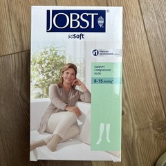 Jobst SoSoft Women’s PATTERNED Knee High Compression 8-15mmHg BLACK XL 120271