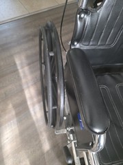 Medline Excel Reclining Wheelchairs – Desk Length Arms/Chrome Frame