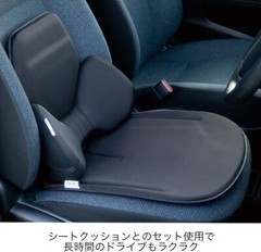EXGEL Lumbar Support Back Cushion for Driving Car Seat black HUD01-BK