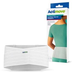 Actimove Lumbar Sacral Support 8in (White) Small (271/2″-31-1/2″)