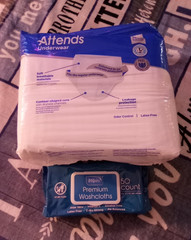 Attends Underwear Incontinence Pants M Extra Heavy 20 Ct Latex-Free Odor White