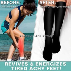 Medias De Compresión Para Mujer Hombre Pregnant Maternity Running Support Hose