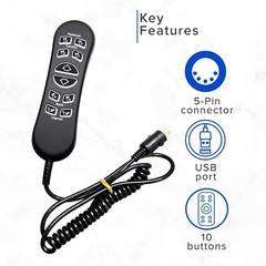 Hand Control for the Mega Motion MM3702 Lift Chair
