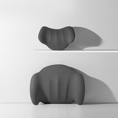 Headrest & Lumbar Support Pillow Ergonomic Memory Foam for Car Seat Office Chair