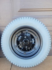 NEW – DRIVE WHEELS / TIRES 3.00-8 For JAZZY 614HD POWER WHEELCHAIR Rims