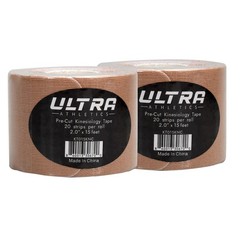 Ultra Athletics Kinesiology Tape Premium Cotton Precut Waterproof USA Design