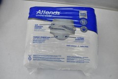 Attends Underwear Extra Heavy Absorbency Large Gray 126 Total 7 Packs 44-58 In