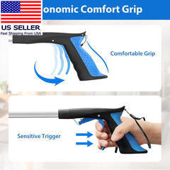 Grabber Reacher Tool 36 Inch, Heavy Duty Foldable Grabber with Anti-Slip 360° Ro