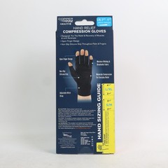 Copper Fit Compression Gloves Arthritis Pain Relief L/XL Unisex 1 Pair