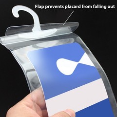 2PCS Handicap Parking Placard Holder Ultra Transparent Cover for Disabled People
