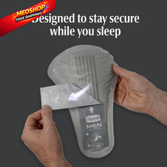 Depend Guards Incontinence Pads for Men, Overnight One Size, White