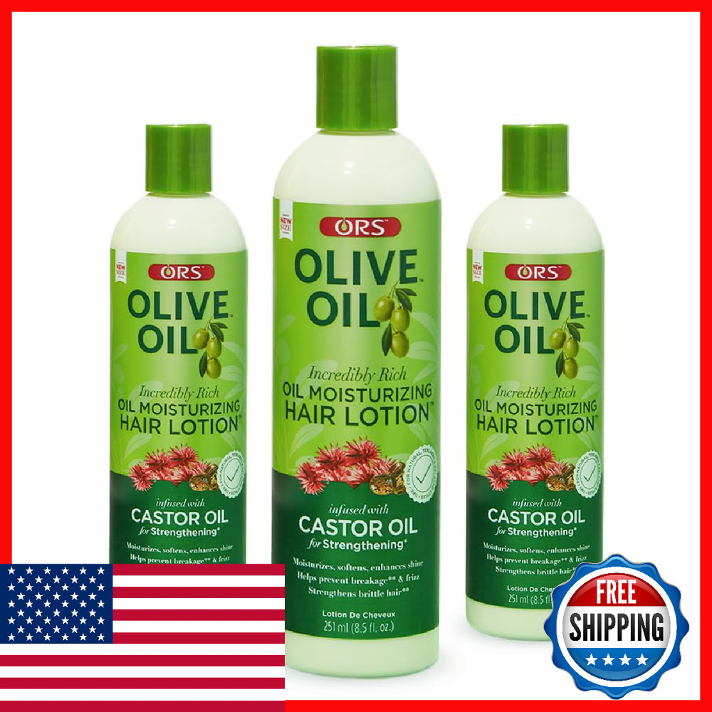 Ors Olive Oil Incredibly Rich Moisturizing Hair Lotion Castor Oil 8.5 Ounces