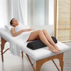 Saloniture Jumbo Half Round Massage Table Bolster 1 Count (Pack of 1), Black