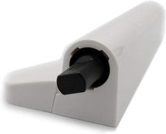 Toilet Seat Hinge Kit for Elongated 7 inches (L) x 1.26 (W), White