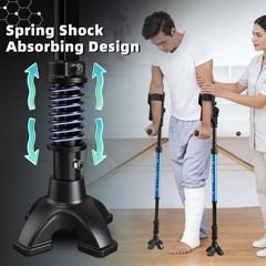 Forearm Crutches for Adults, 3-Angle Adjustable Arm Crutches for Walking, Erg…