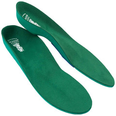 Vasyli Custom Full Length Insoles Green X-Small Heel Grid Reduces Slippage Soft