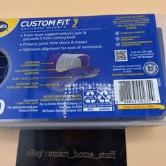 Dr. Scholl’s Shoes Foot Orthotics 3/4 Length Inserts, Blue